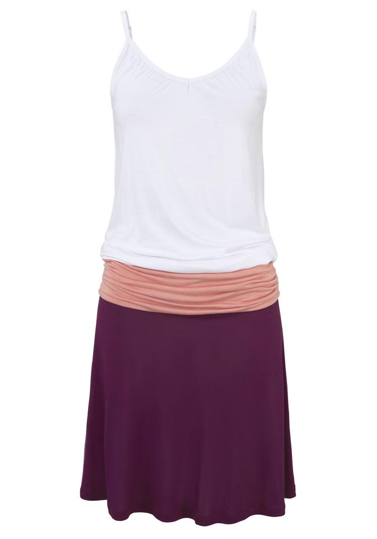 BEACH TIME BEACH TIME Strandkleid Tr&auml;gerkleid Damen - bordeaux - apricot - 0 | SportScheck