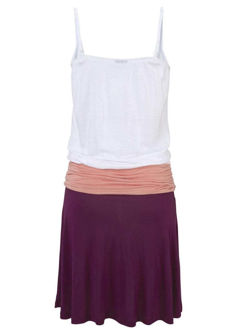 BEACH TIME BEACH TIME Strandkleid Tr&auml;gerkleid Damen - bordeaux - apricot - 0 | SportScheck