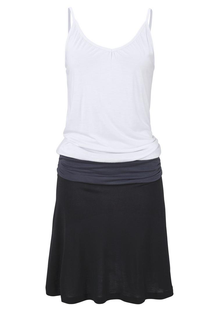 BEACH TIME BEACH TIME Strandkleid Tr&auml;gerkleid Damen - schwarz-grau - 0 | SportScheck