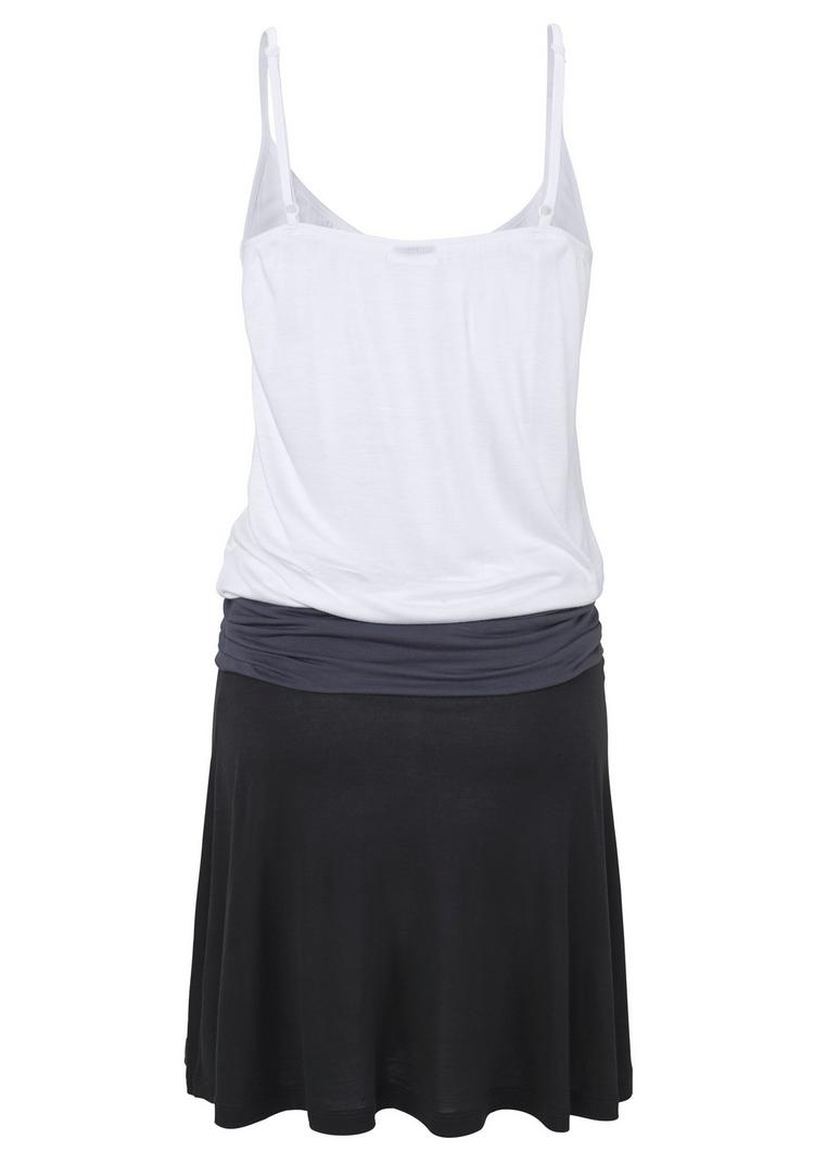 BEACH TIME BEACH TIME Strandkleid Tr&auml;gerkleid Damen - schwarz-grau - 0 | SportScheck