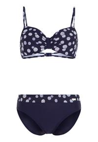 Lascana B&uuml;gel-Bikini Bikini Set Damen - marine-wei&szlig;