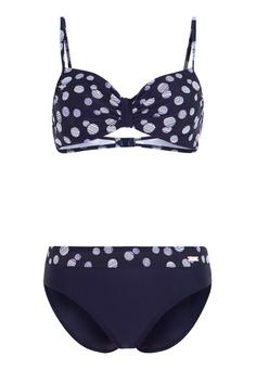 Lascana Bügel-Bikini Bikini Set Damen marine-weiß