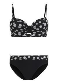 Lascana B&uuml;gel-Bikini Bikini Set Damen - schwarz-wei&szlig;