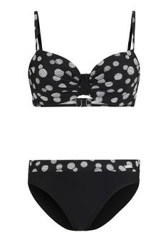 Lascana Bügel-Bikini Bikini Set Damen schwarz-weiß