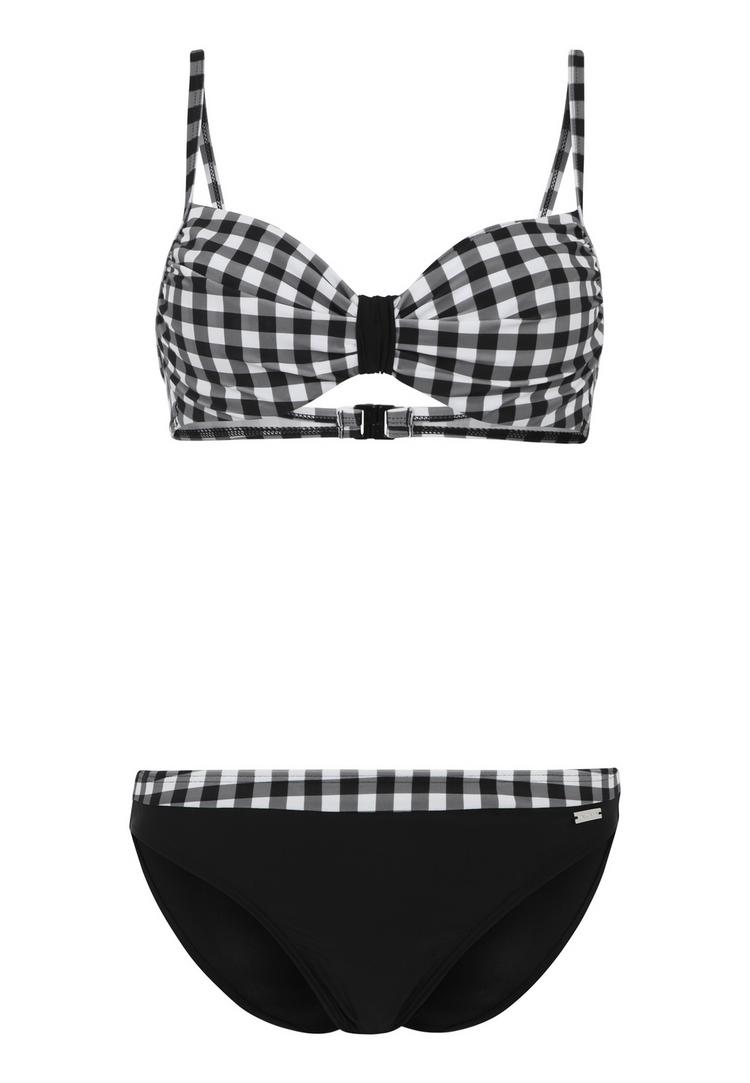 Lascana Lascana B&uuml;gel-Bikini Bikini Set Damen - schwarz-wei&szlig; - 0 | SportScheck