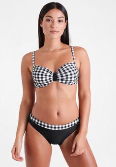 Rückansicht von Lascana Bügel-Bikini Bikini Set Damen schwarz-weiß