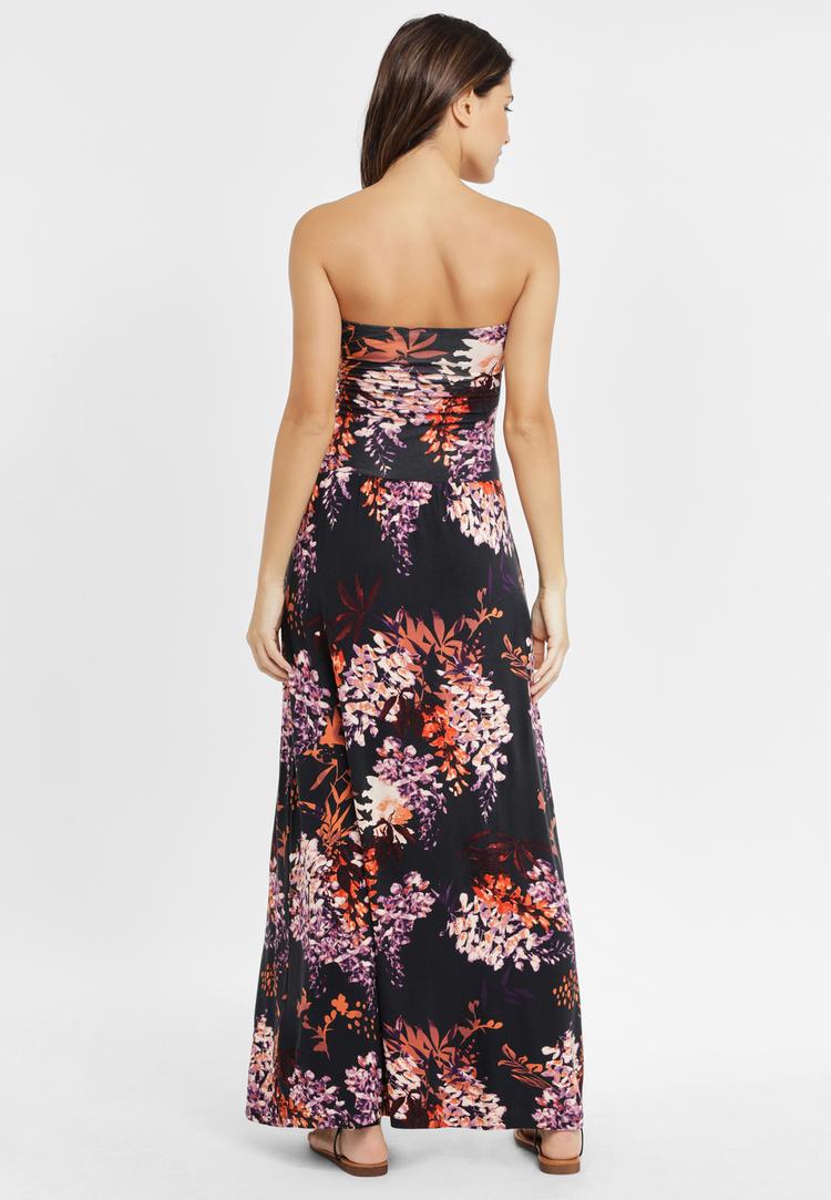 Lascana Lascana Maxikleid Maxikleid Damen - schwarz-bedruckt - 2 | SportScheck