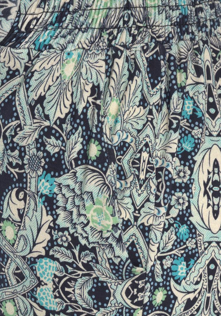 Lascana Lascana Strandhose Stoffhose Damen - marine-bedruckt - 3 | SportScheck