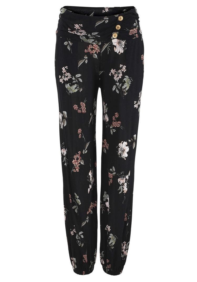 Lascana Lascana Strandhose Stoffhose Damen - bunt - 0 | SportScheck