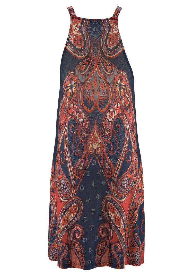 Lascana Lascana Jerseykleid Jerseykleid Damen - marine-rot - 0 | SportScheck