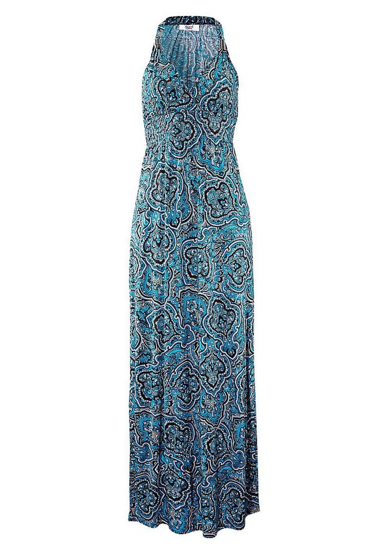 Lascana Lascana Maxikleid Maxikleid Damen - t&uuml;rkis-bedruckt - 0 | SportScheck