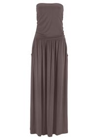 Lascana Maxikleid Maxikleid Damen - braun