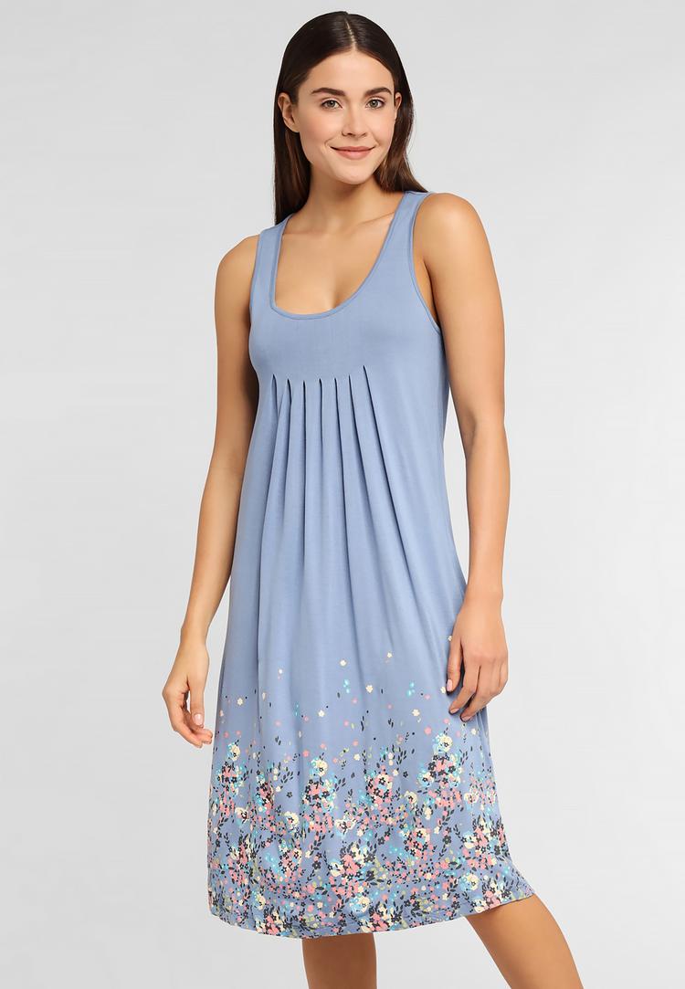 BEACH TIME BEACH TIME Strandkleid Tr&auml;gerkleid Damen - blau - 1 | SportScheck