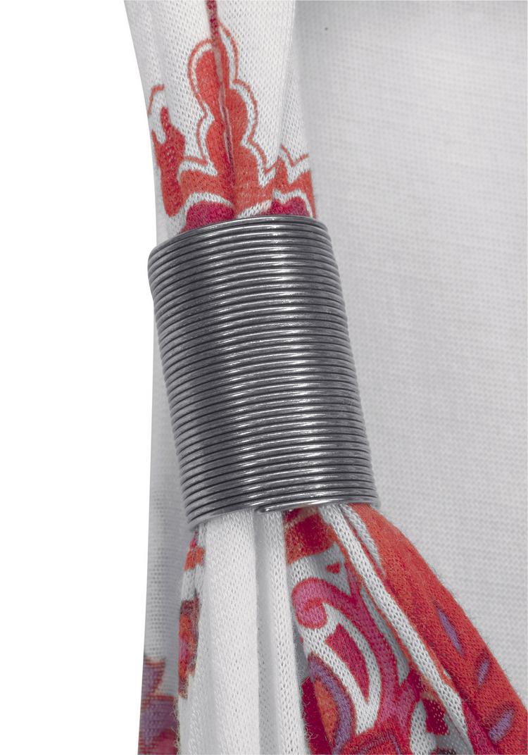 Lascana Lascana Maxikleid Maxikleid Damen - rot-wei&szlig;-bedruckt - 1 | SportScheck