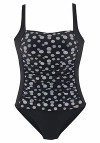 Lascana Badeanzug Badeanzug Damen - schwarz-wei&szlig;