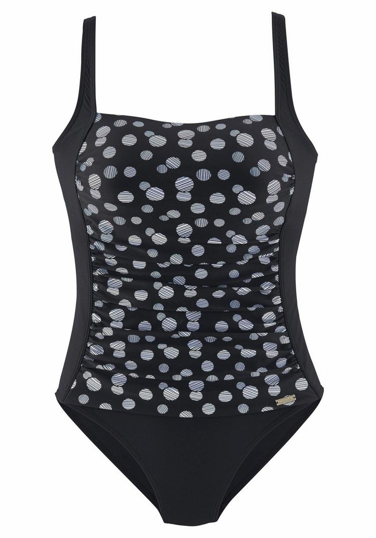 Lascana Lascana Badeanzug Badeanzug Damen - schwarz-wei&szlig; - 0 | SportScheck