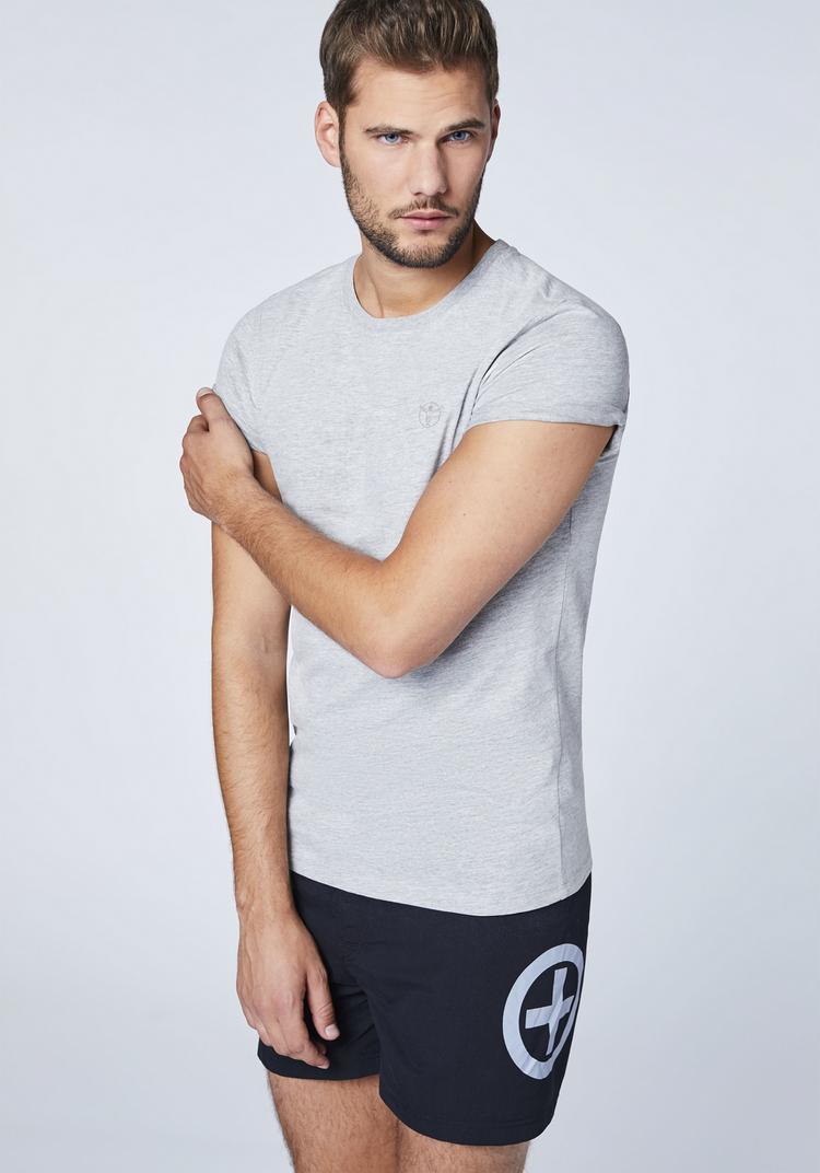 Chiemsee Chiemsee T-Shirts T-Shirt Herren - Neutr, Grey Mel, - 3 | SportScheck