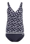 Lascana B&uuml;gel-Tankini Bikini Set Damen - marine-wei&szlig;