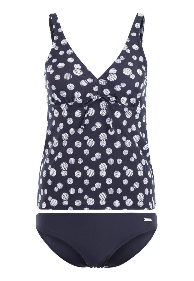 Lascana Lascana B&uuml;gel-Tankini Bikini Set Damen - marine-wei&szlig; - 0 | SportScheck
