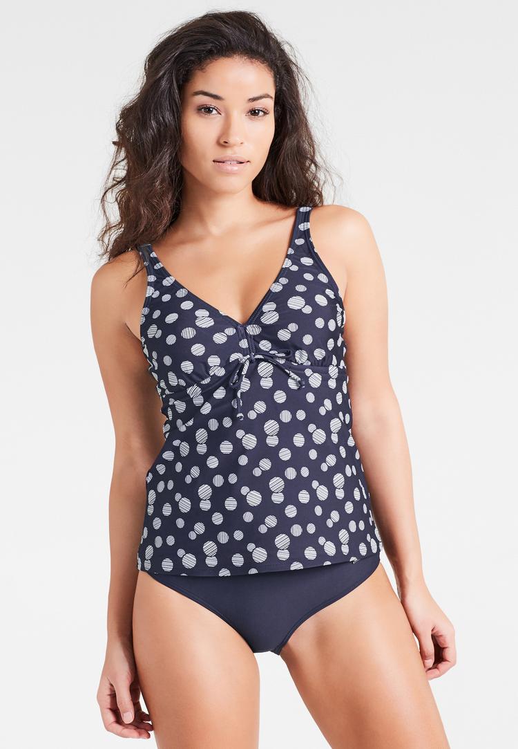 Lascana Lascana B&uuml;gel-Tankini Bikini Set Damen - marine-wei&szlig; - 1 | SportScheck