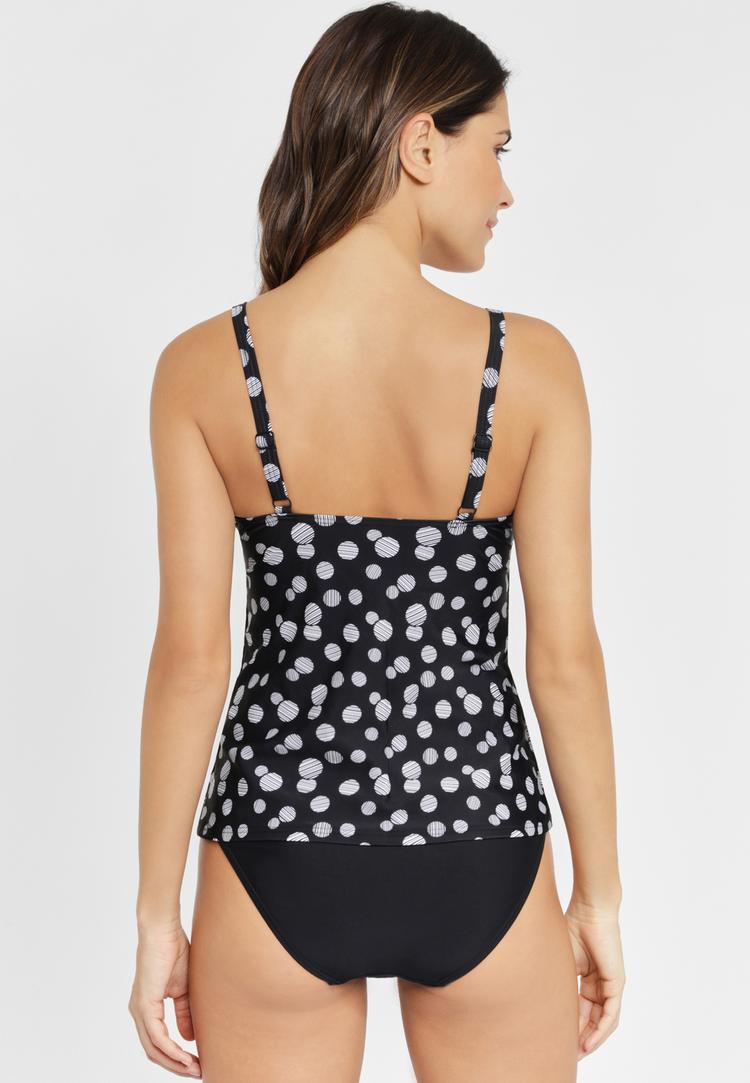 Lascana Lascana B&uuml;gel-Tankini Bikini Set Damen - schwarz-wei&szlig; - 2 | SportScheck