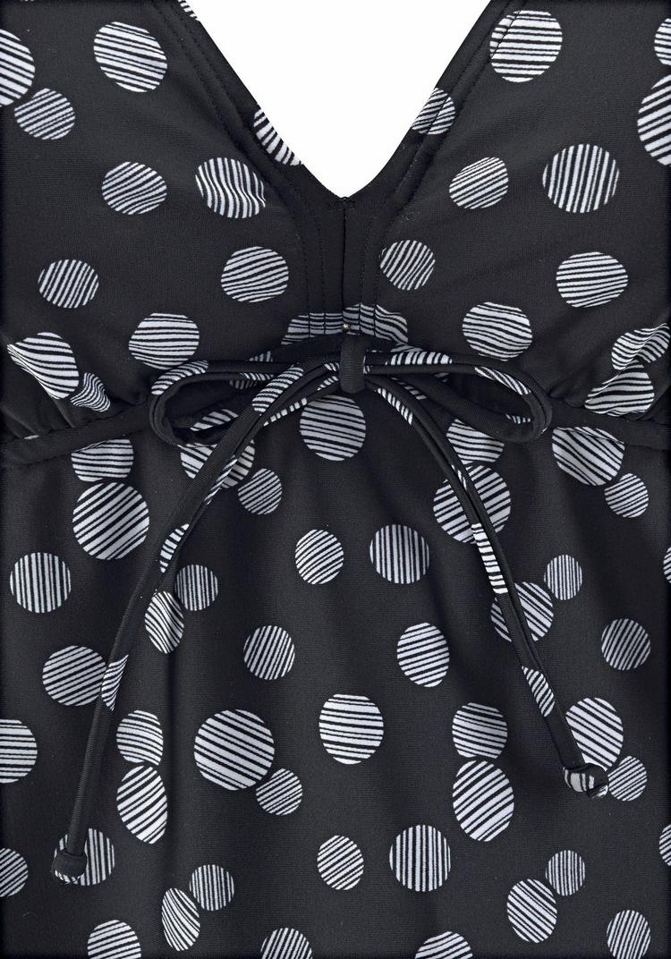 Lascana Lascana B&uuml;gel-Tankini Bikini Set Damen - schwarz-wei&szlig; - 5 | SportScheck