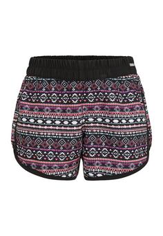 Lascana Badeshorts Badeshorts Damen schwarz-bunt