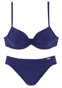 Lascana B&uuml;gel-Bikini Bikini Set Damen - blau