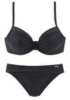 Lascana B&uuml;gel-Bikini Bikini Set Damen - schwarz