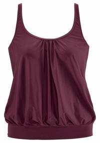 Lascana Tankini-Top Bikini Oberteil Damen - bordeaux