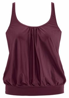 Lascana Tankini-Top Tankini Oberteil Damen bordeaux