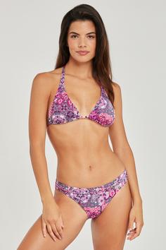 Rückansicht von Buffalo Bikini-Hose Bikini Hose Damen aubergine-bedruckt