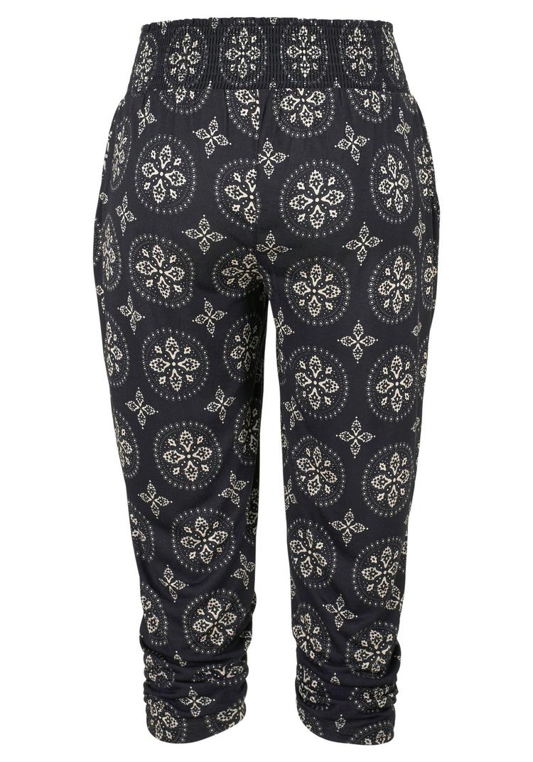 Lascana Lascana Strandcapri Printhose Damen - schwarz-beige - 0 | SportScheck