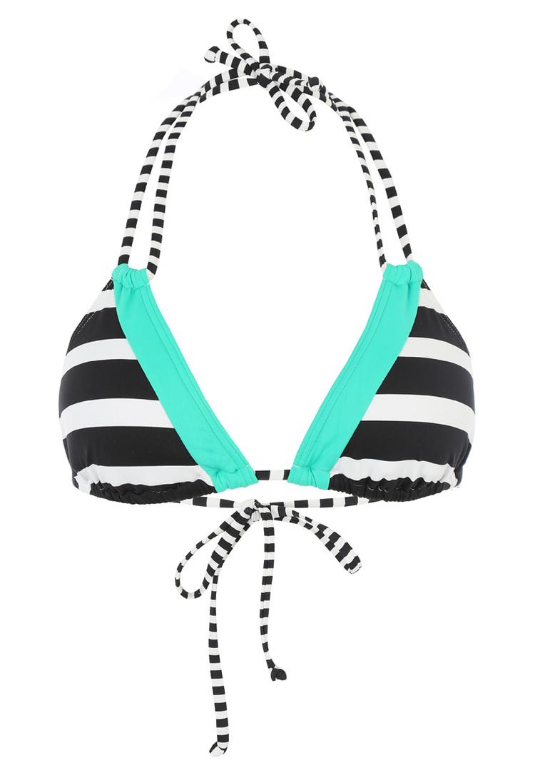 KangaROOS KangaROOS Triangel-Bikini-Top Bikini Oberteil Damen - schwarz-wei&szlig; - 2 | SportScheck