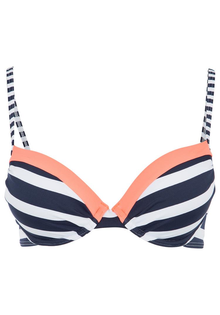 KangaROOS KangaROOS Push-Up-Bikini-Top Bikini Oberteil Damen - marine-wei&szlig; - 0 | SportScheck