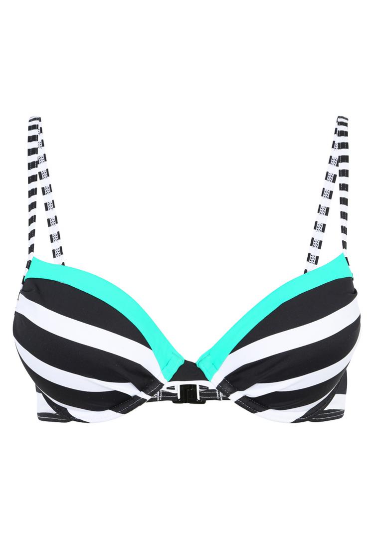 KangaROOS KangaROOS Push-Up-Bikini-Top Bikini Oberteil Damen - schwarz-wei&szlig; - 2 | SportScheck