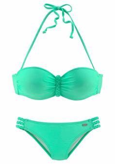 Buffalo Bügel-Bandeau-Bikini Bikini Set Damen mint