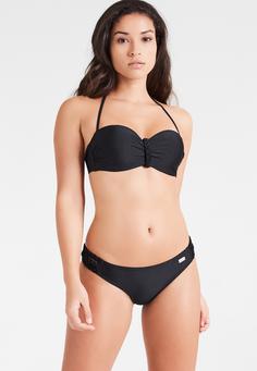 Rückansicht von Buffalo Bügel-Bandeau-Bikini Bikini Set Damen schwarz