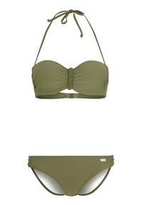 Buffalo B&uuml;gel-Bandeau-Bikini Bikini Set Damen - oliv