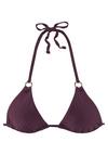 Lascana Triangel-Bikini-Top Bikini Oberteil Damen - bordeaux