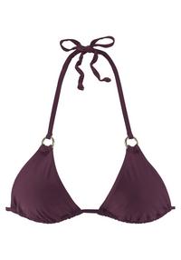 Lascana Triangel-Bikini-Top Bikini Oberteil Damen - bordeaux