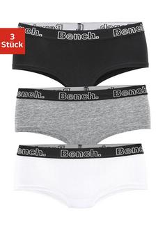 Rückansicht von Bench Panty Panty Damen schwarz / weiß / grau-meliert