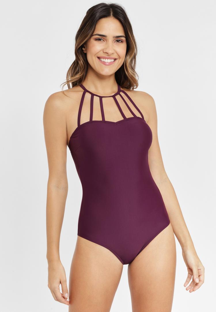 BRUNO BANANI BRUNO BANANI Badeanzug Badeanzug Damen - bordeaux - 1 | SportScheck