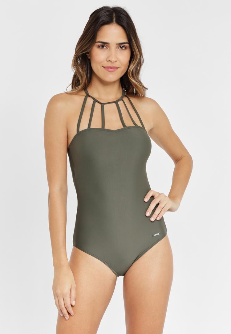 BRUNO BANANI BRUNO BANANI Badeanzug Badeanzug Damen - oliv - 1 | SportScheck