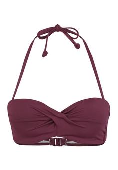 Lascana Bikini Oberteil Damen bordeaux