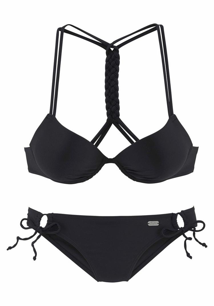 Buffalo Buffalo Push-Up-Bikini Bikini Set Damen - schwarz - 0 | SportScheck