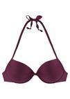 Lascana Push-Up-Bikini-Top Bikini Oberteil Damen - bordeaux