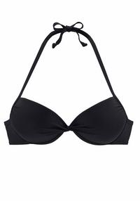 Lascana Push-Up-Bikini-Top Bikini Oberteil Damen - schwarz