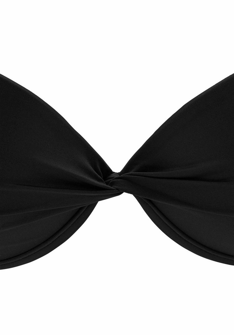 Lascana Lascana Push-Up-Bikini-Top Bikini Oberteil Damen - schwarz - 0 | SportScheck