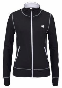 LASCANA Active Trainingsjacke Trainingsjacke Damen schwarz-weiß